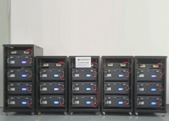 Batteria del fosfato del ferro del litio dello scaffale del server IP40 per i sistemi commerciali