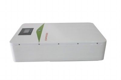 Batteria al litio commerciale 100A di immagazzinamento dell'energia con la cassa del metallo bianco
