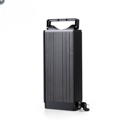 Serie posteriore 10.4AH della coda del gancio della bici del litio di 10S4P 36V/48V del nero elettrico della batteria