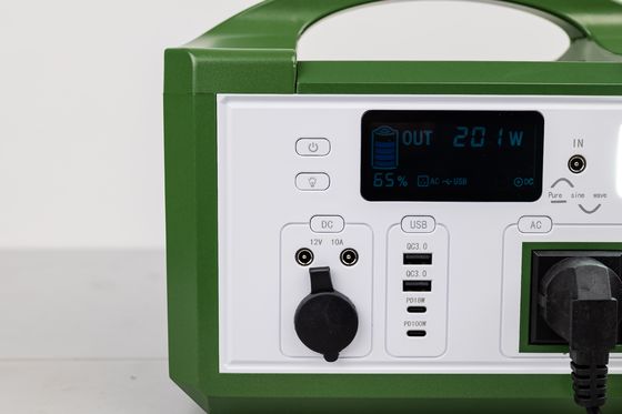 Alta efficienza AC 300W 220V Uscita Generatore solare portatile ricaricabile LifePO4 Batteria per escursioni all'aperto