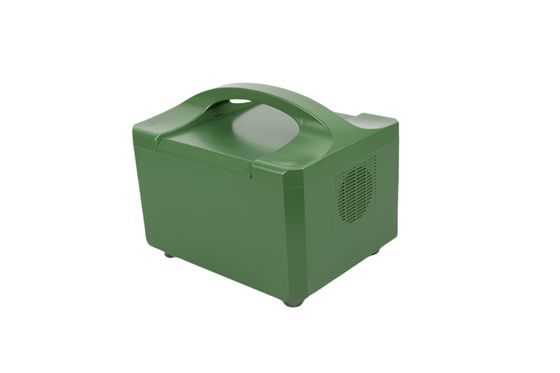 CE Approved Wireless Charging Bank portabile di energia solare con custodia in plastica verde per il sistema di backup UPS