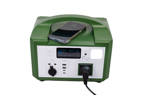 Generatore solare a ricarica rapida MPPT Solar Cotroller 600W Power Green Plastic Case Generatore solare per sistema di backup esterno