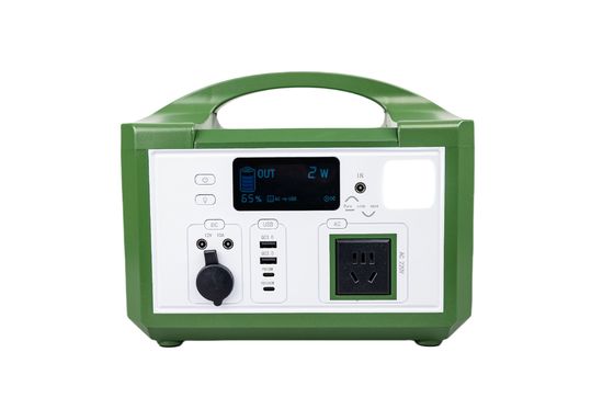 Generatore solare a ricarica rapida MPPT Solar Cotroller 600W Power Green Plastic Case Generatore solare per sistema di backup esterno