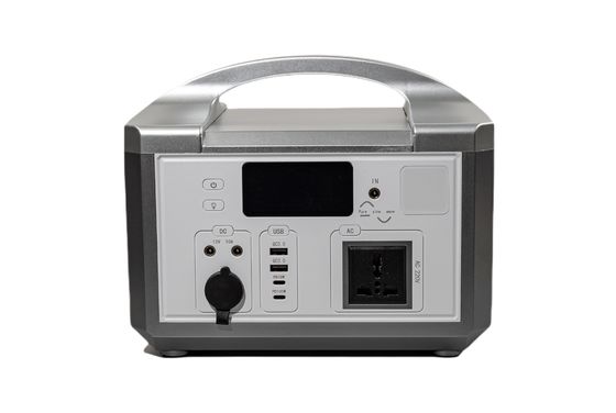 IP65 alimentazione portatile LifePO4 600WH Batteria Potenza di uscita fino a 1200W Generatore di energia solare per campeggio / uso domestico