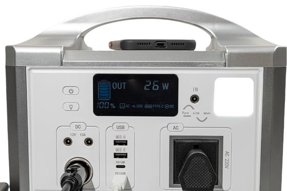 50HZ/60HZ AC Outlet Flash Fish Generatore solare Immagazzinamento di energia portatile con pannelli solari per l'attrezzatura da ufficio