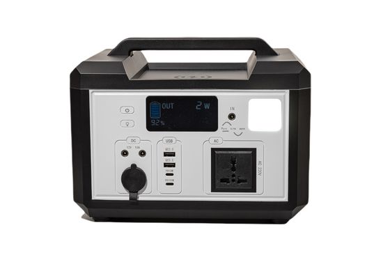 Lunga durata di vita 220V 50HZ Inverter a senso unico Generatore portatile Stazione elettrica con luce a LED per alimentazione di emergenza