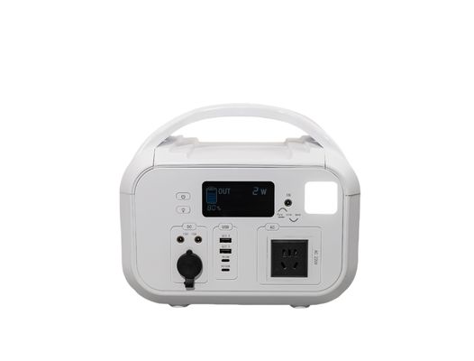 Lampada flash a LED ricarica Lifepo4 cilindrica con 3 prese AC Batteria Power Bank per smartphone
