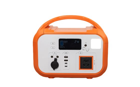 Lampada flash a LED ricarica Lifepo4 cilindrica con 3 prese AC Batteria Power Bank per smartphone