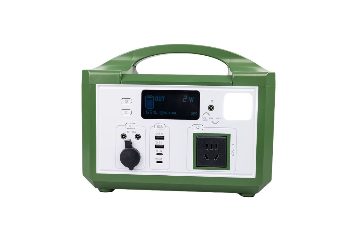 Alta efficienza AC 300W 220V Uscita Generatore solare portatile ricaricabile LifePO4 Batteria per escursioni all'aperto