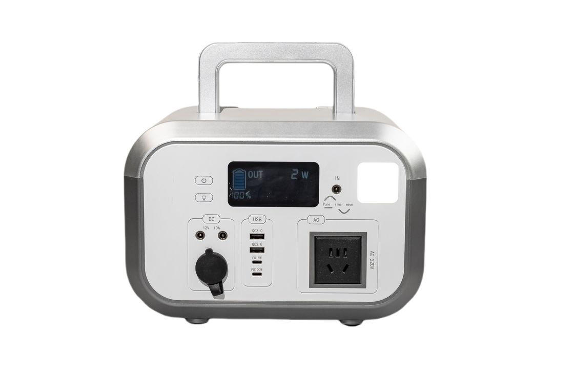 Potenza di uscita da sovratensione AC fino a 1200W Banca di carica wireless con custodia impermeabile per smartphone