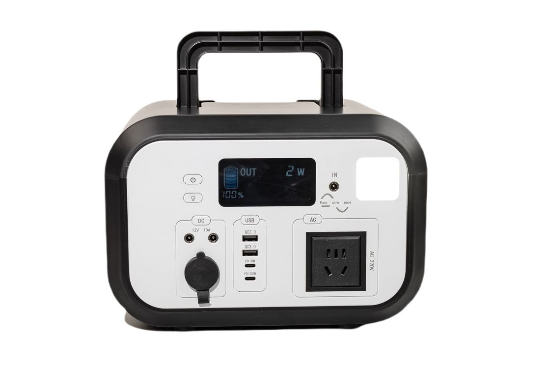 Alta efficienza 600WH Centrale di energia solare portatile 220V Puro Sine Wave Outlet AC con App per il sistema di backup domestico